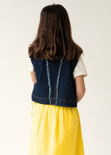 Vest No. 48 Blue Denim