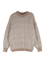 Knitted Top Nr. 26 - Beige Diamond